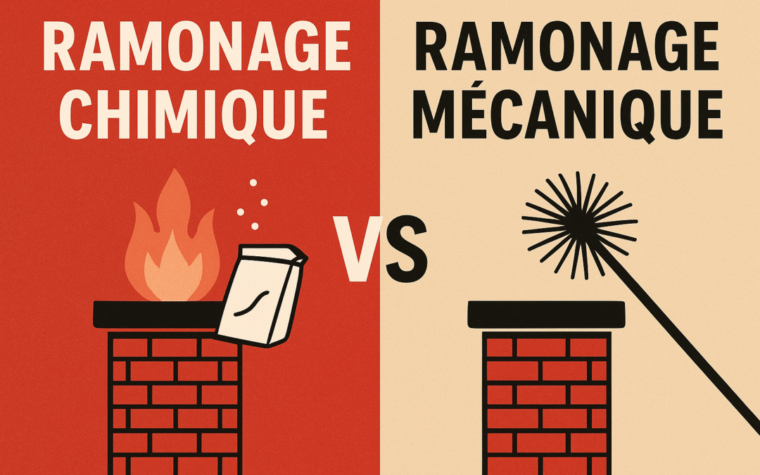 Ramonage chimique vs ramonage mécanique : lequel choisir ?
